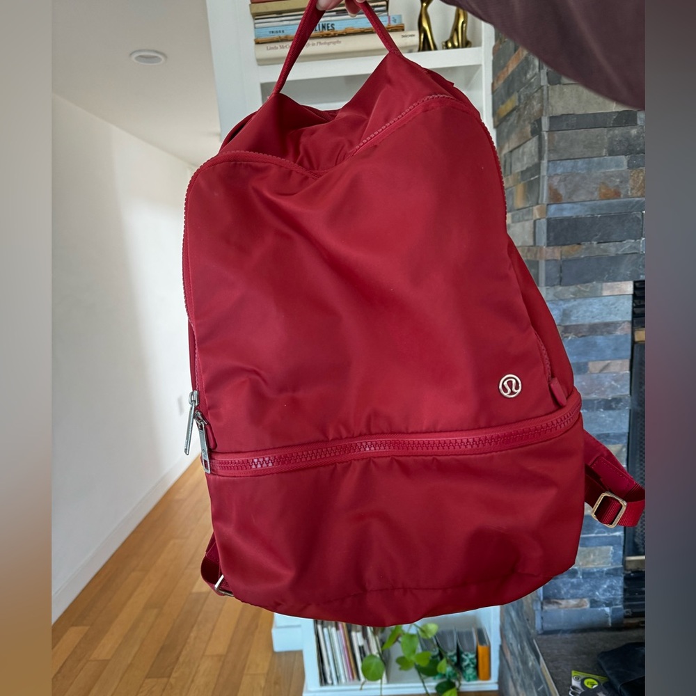 Lululemon Everyday Backpack Red
